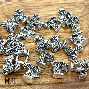 【2個】パームツリーメタルビーズ/ヤシの木/スペーサー/チベット