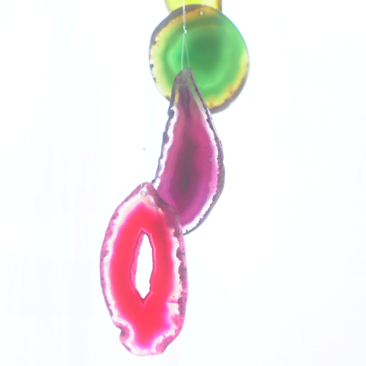 Aurora - アゲートヒーリングチャイム / Agate Sun Catcher Wind Chime 418