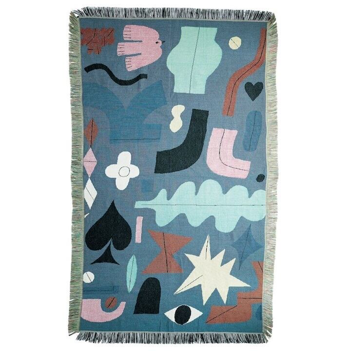 【OLYA】Tapestry rug/Bird