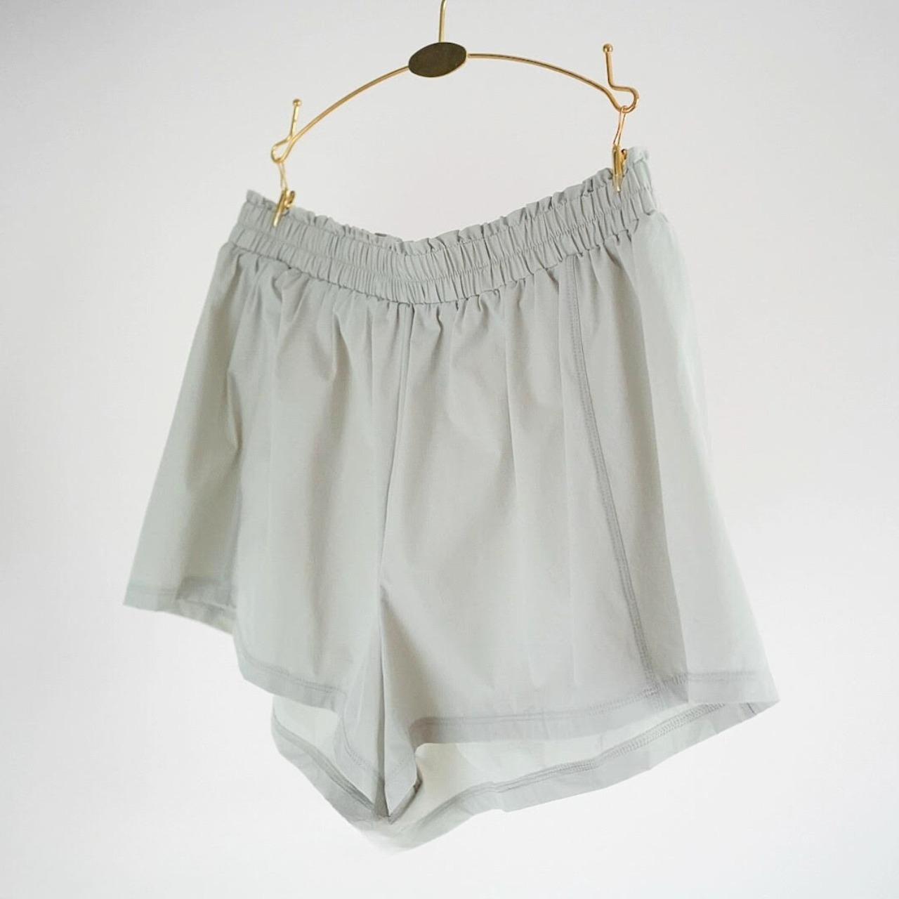 ミスティーカラー ギャザーウエストパンツ 6色展開 L1201