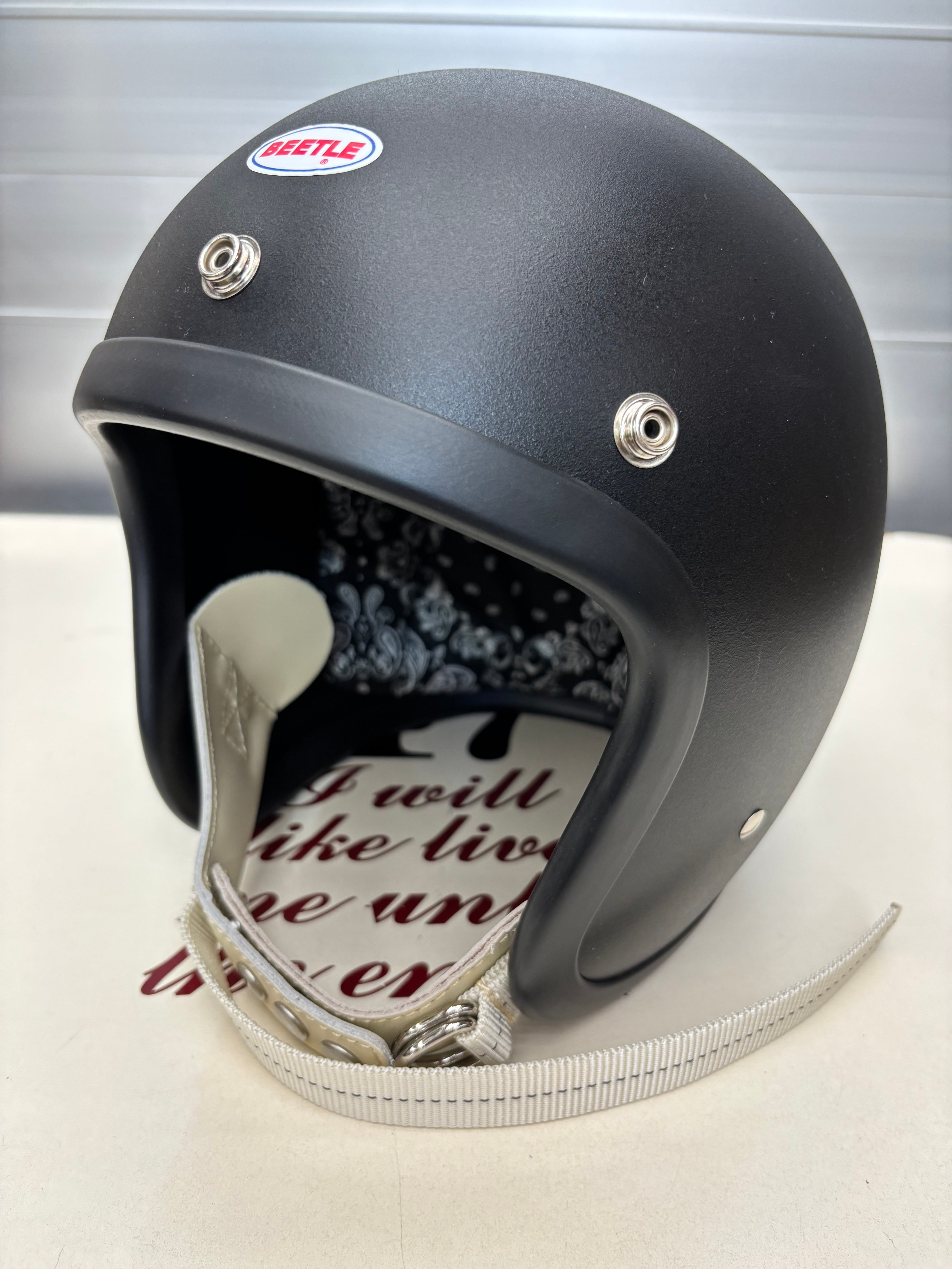 オーシャンビートル LAC 別注 マットブラック ペイズリーインナー黒 Wストラップ白 各サイズ有り SALE中! 送料無料!