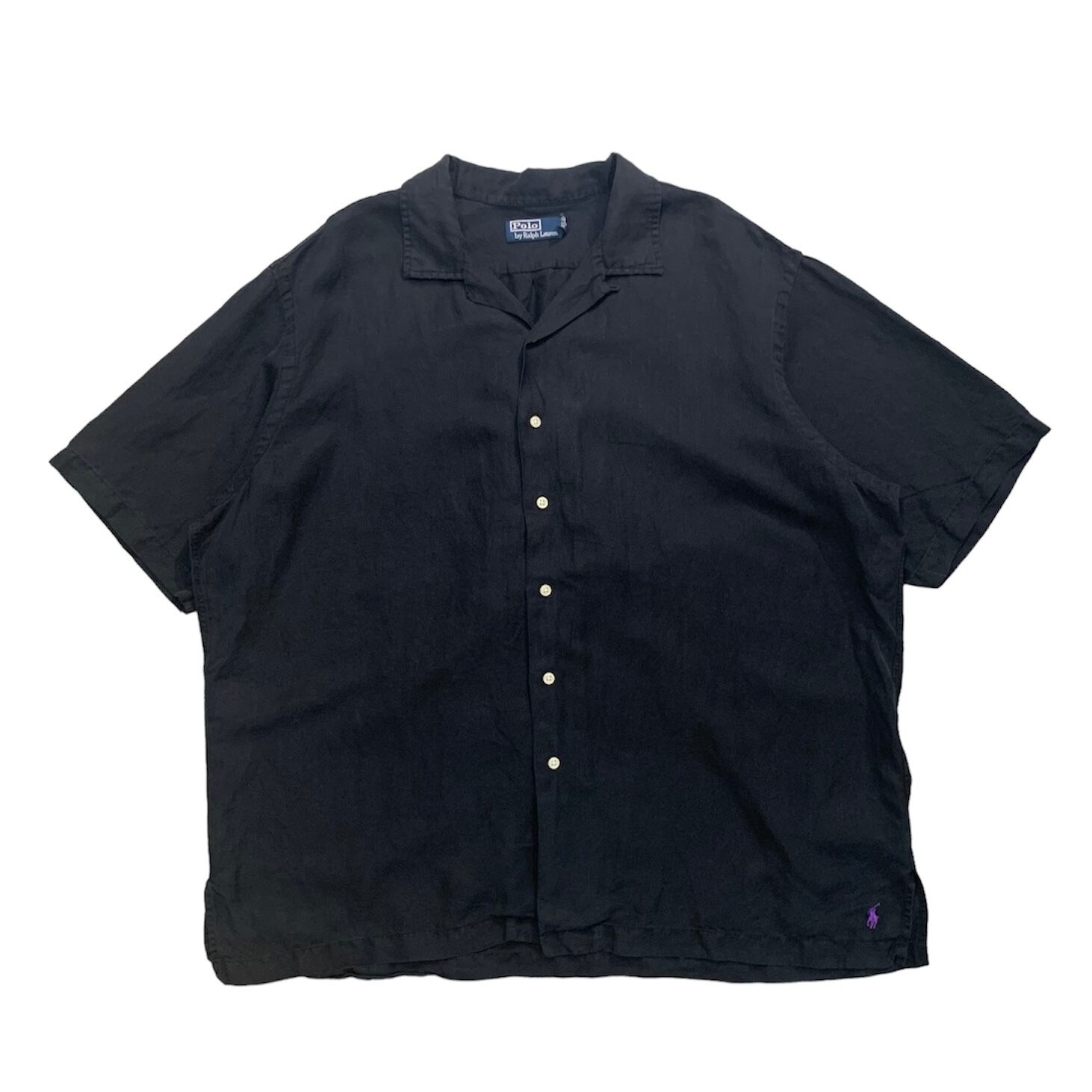 【人気】RRL コットンポロシャツ L 紺 ラルフローレン ビンテージ 90年代 Polo by Ralph Lauren オールドラルフローレン MARLOWE