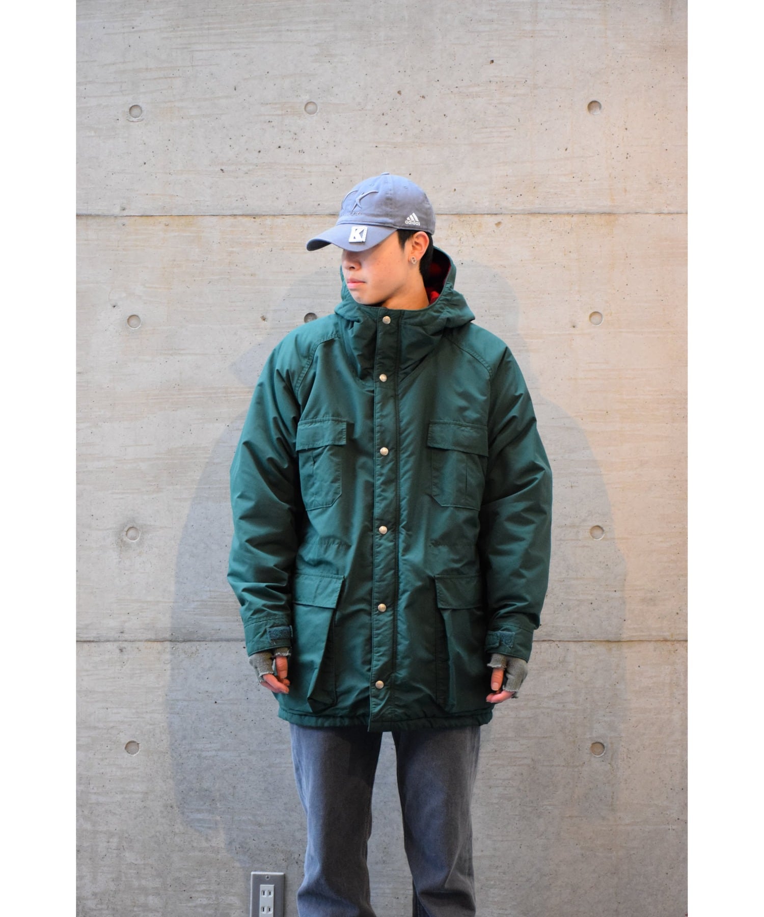 80's USA製 L.L.Bean BAXTER STATE PARKA メンズ L グリーン エルエル