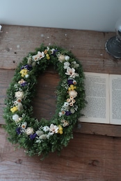 oval wreathe L size