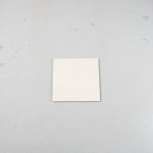 ハタノワタル 10　敷板 コースター 白