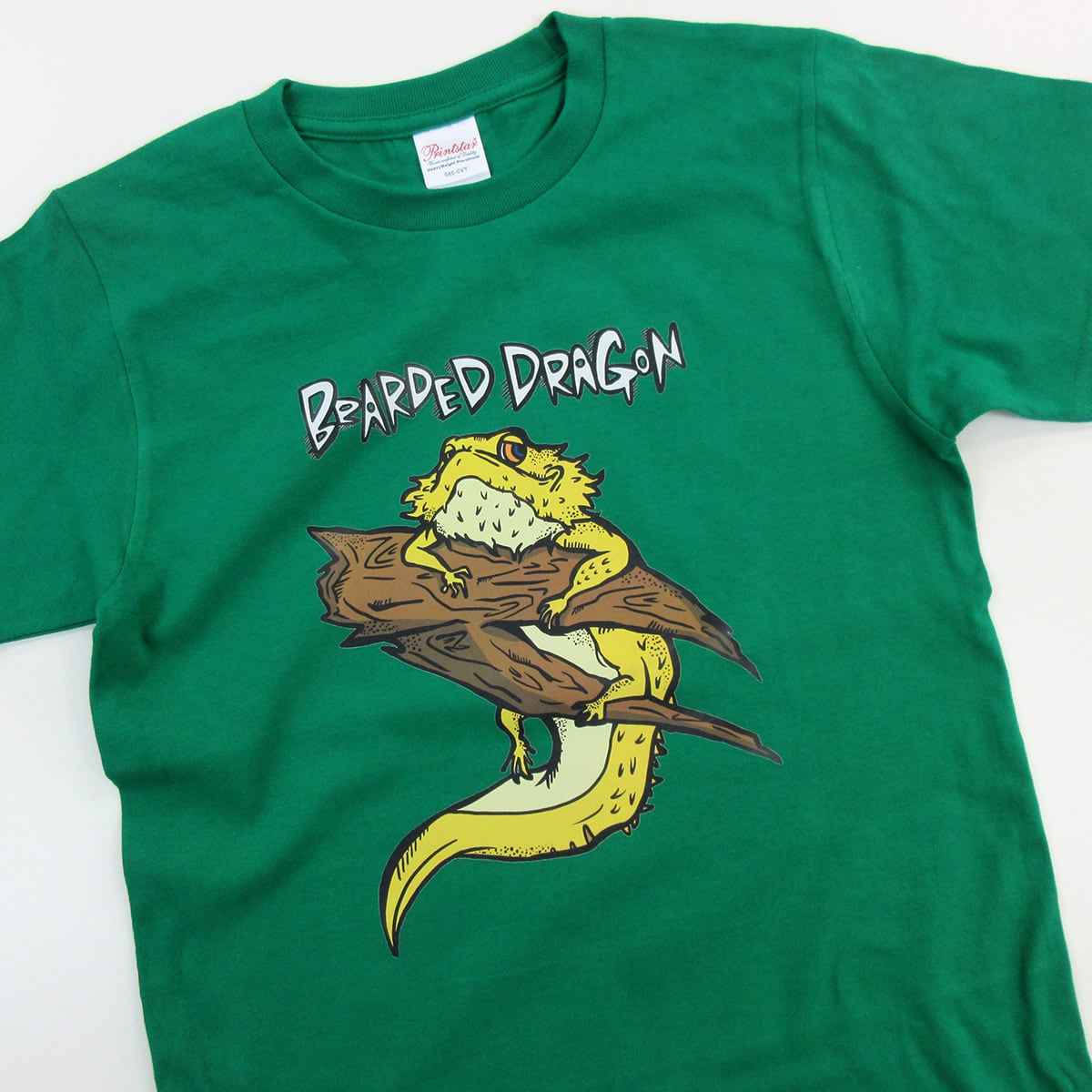 フトアゴヒゲトカゲ イラスト Tシャツ am71 検索）爬虫類 アニマル