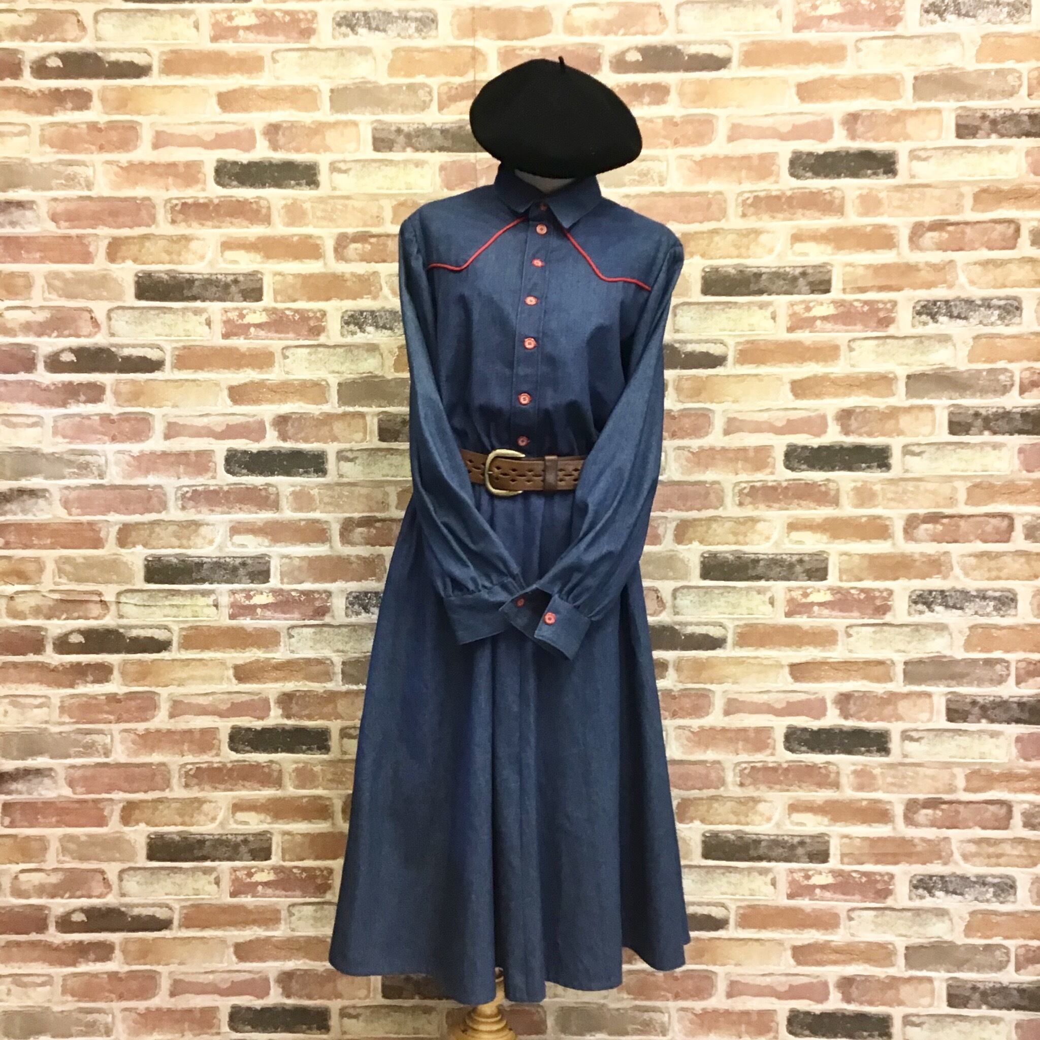 Indigo Denim One-piece