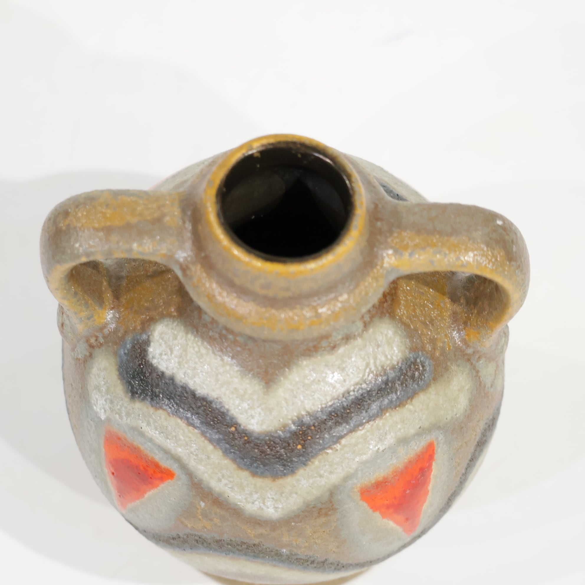 VEB Haldensleben-- 16.4cm | Fat Lava & German Art Pottery