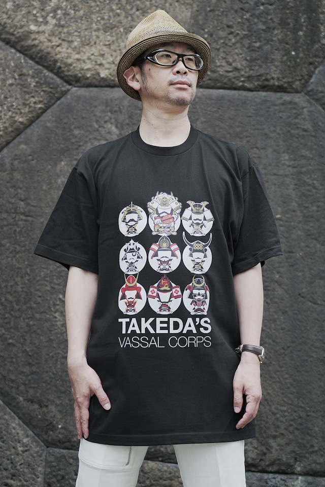 武田家臣団　Tシャツ（黒）