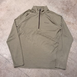 MARMOT HALF ZIP BORDER CUT SEW