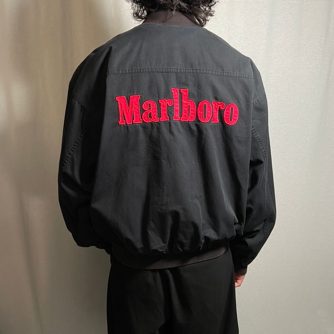 P5倍! 【中古】90s ヴィンテージ マルボロ Marlboro リバーシブル 
