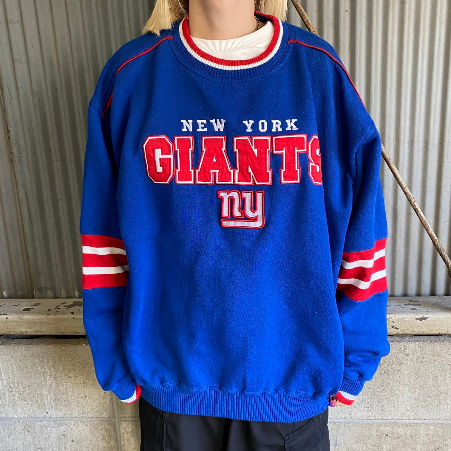 【USA】 LEE リー　NFL GIANTS ジャイアンツ スウェット