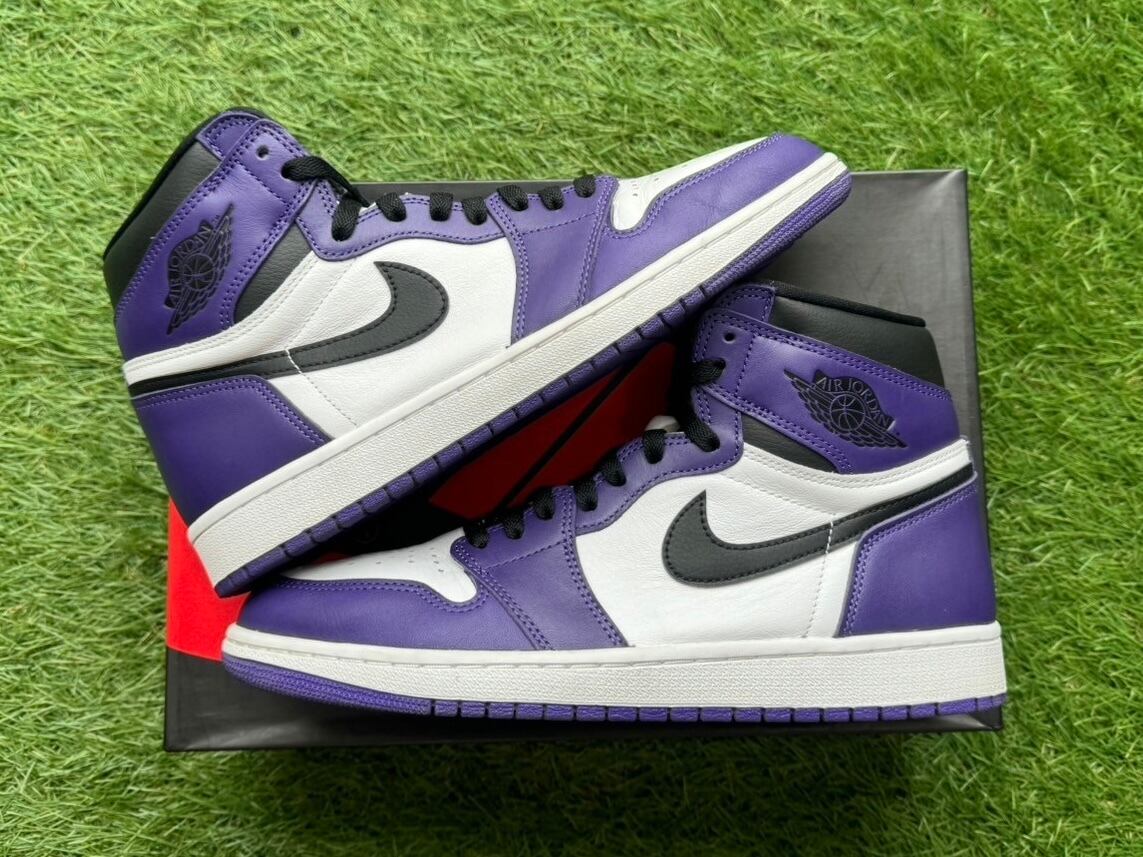 28cm 555088 500 NIKE AIR JORDAN 1 RETRO HIGH OG COURT PURPLE 