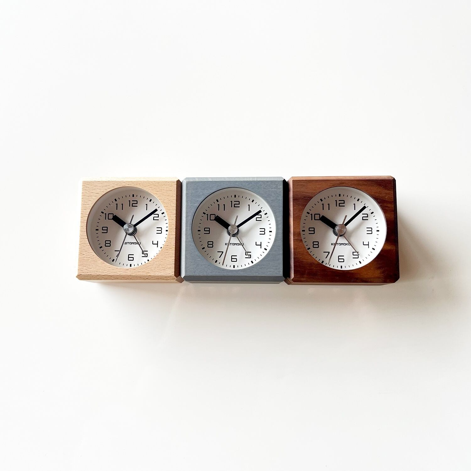 KATOMOKU Alarm Clock 7 ウォールナット km-100WA | 加藤木工株式会社