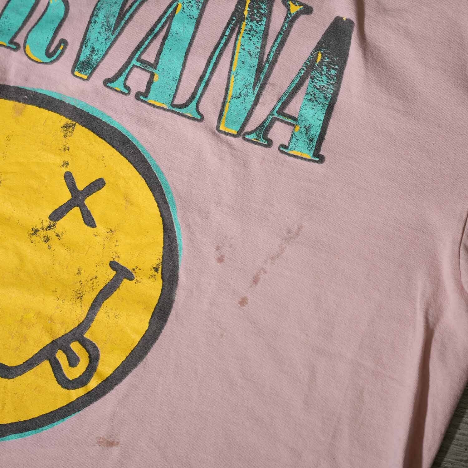 NIRVANA ニルヴァーナ オフィシャル バンドTシャツ L～XL 着丈69/身幅