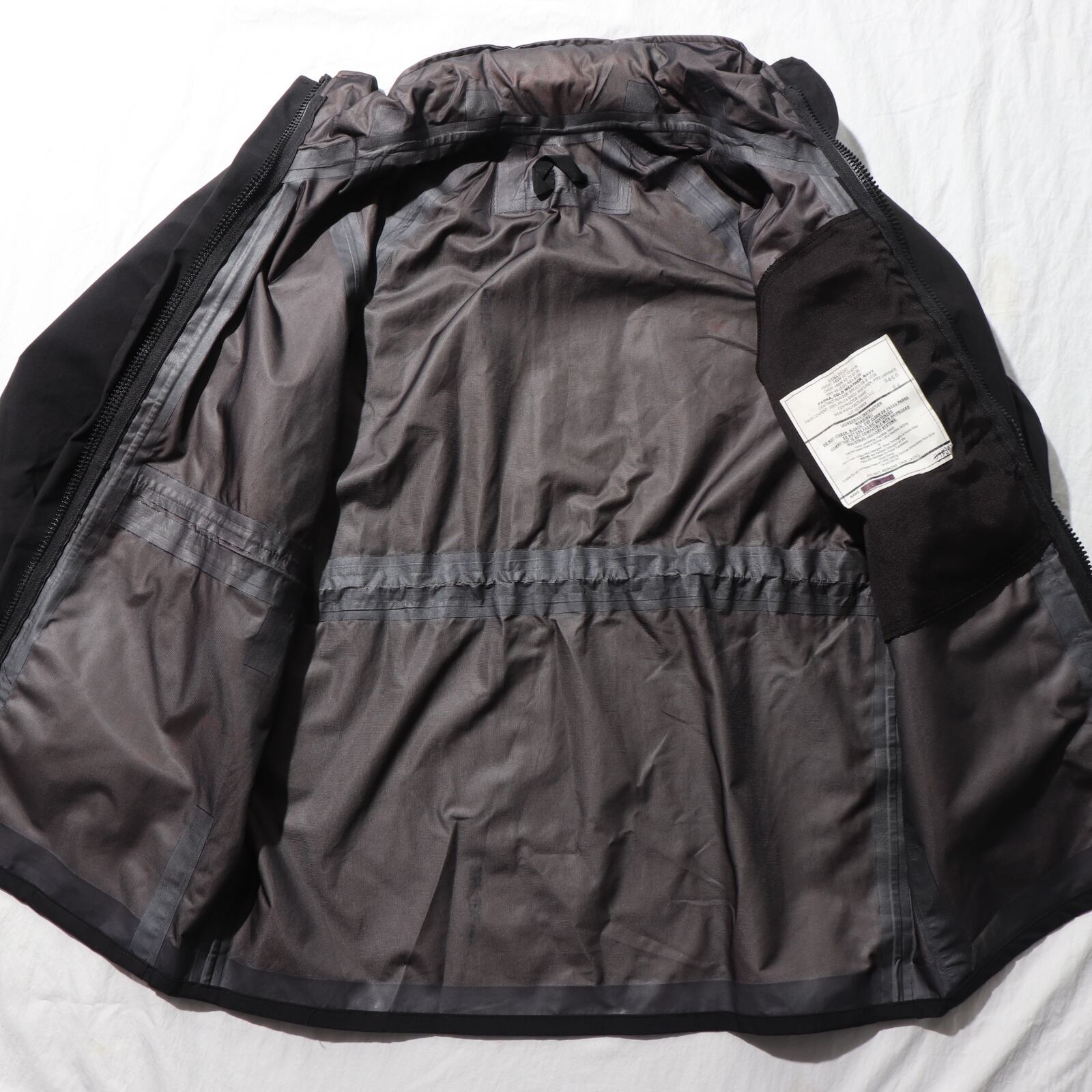 Mint S-S 米軍実物 USN Cold Weather Parka GORE-TEX 黒 ブラック 