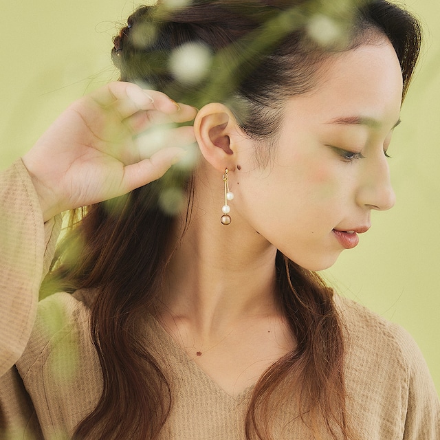 花珠 パール ピアス イヤリング