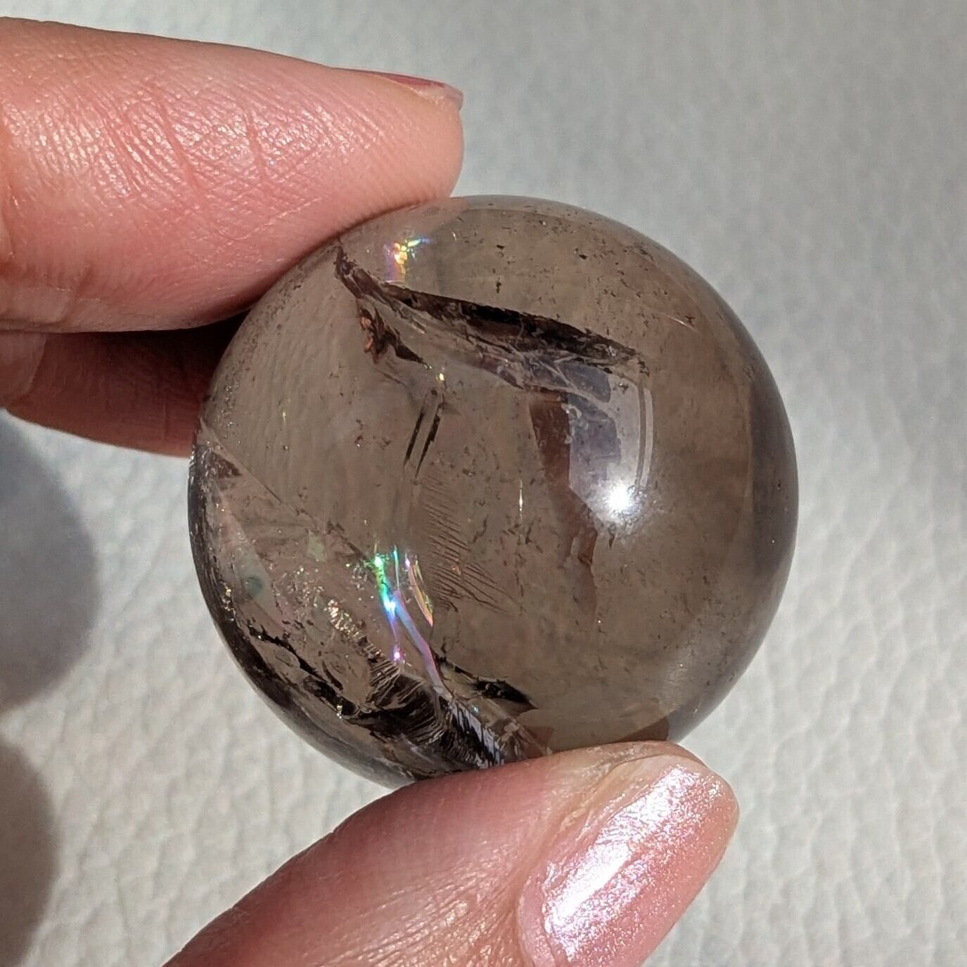 アイリススモーキークォーツ スフィア 約27mm | iris imrama stone