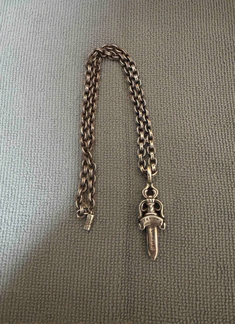 CHROME HEARTS クロムハーツ ペーパーチェーン ダブルダガー