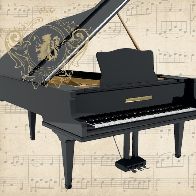 【Paperproducts Design】バラ売り2枚 ランチサイズ ペーパーナプキン CONCERTO PIANO オフホワイト