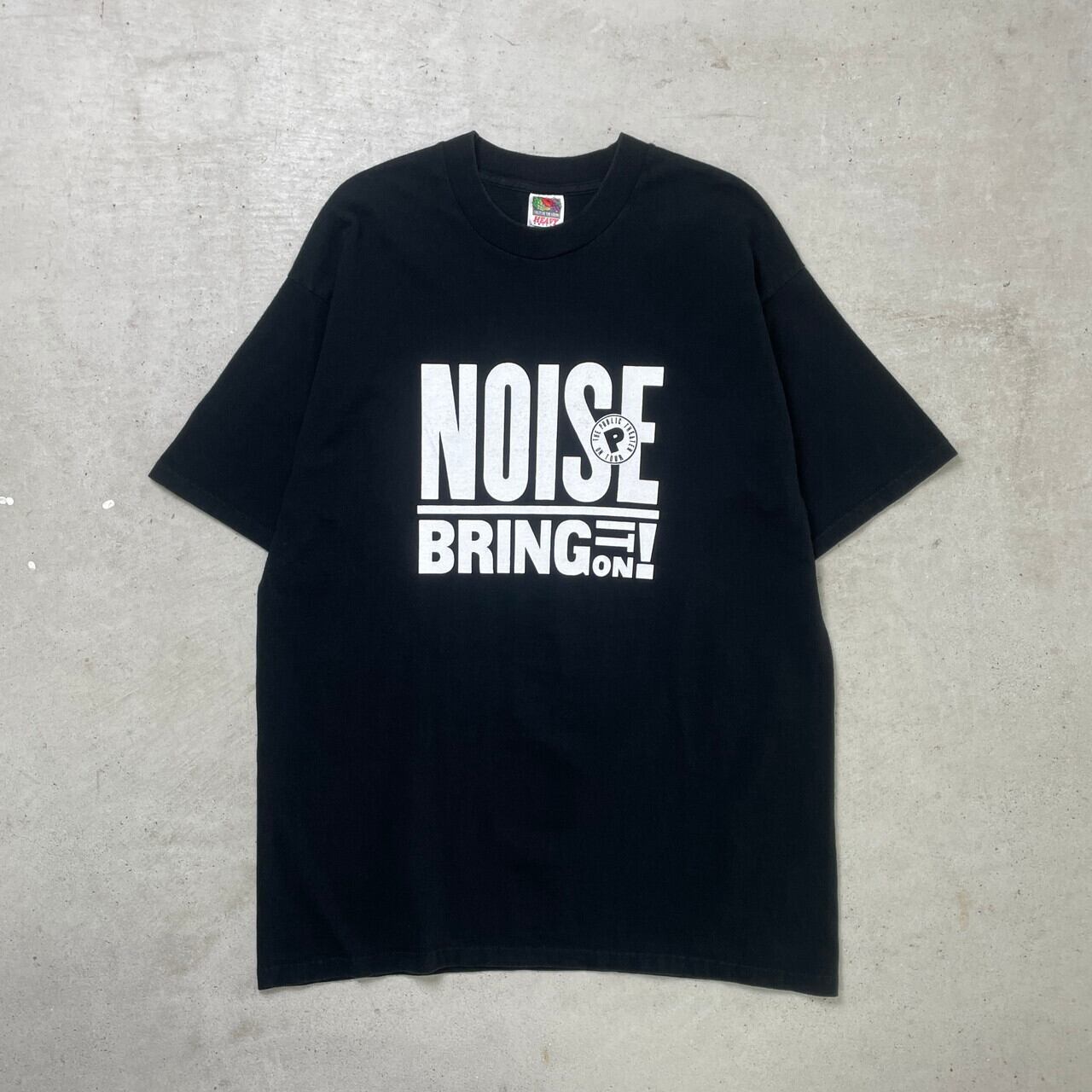 00年代 The Public THEATER NOISE FUNK メッセージプリントTシャツ