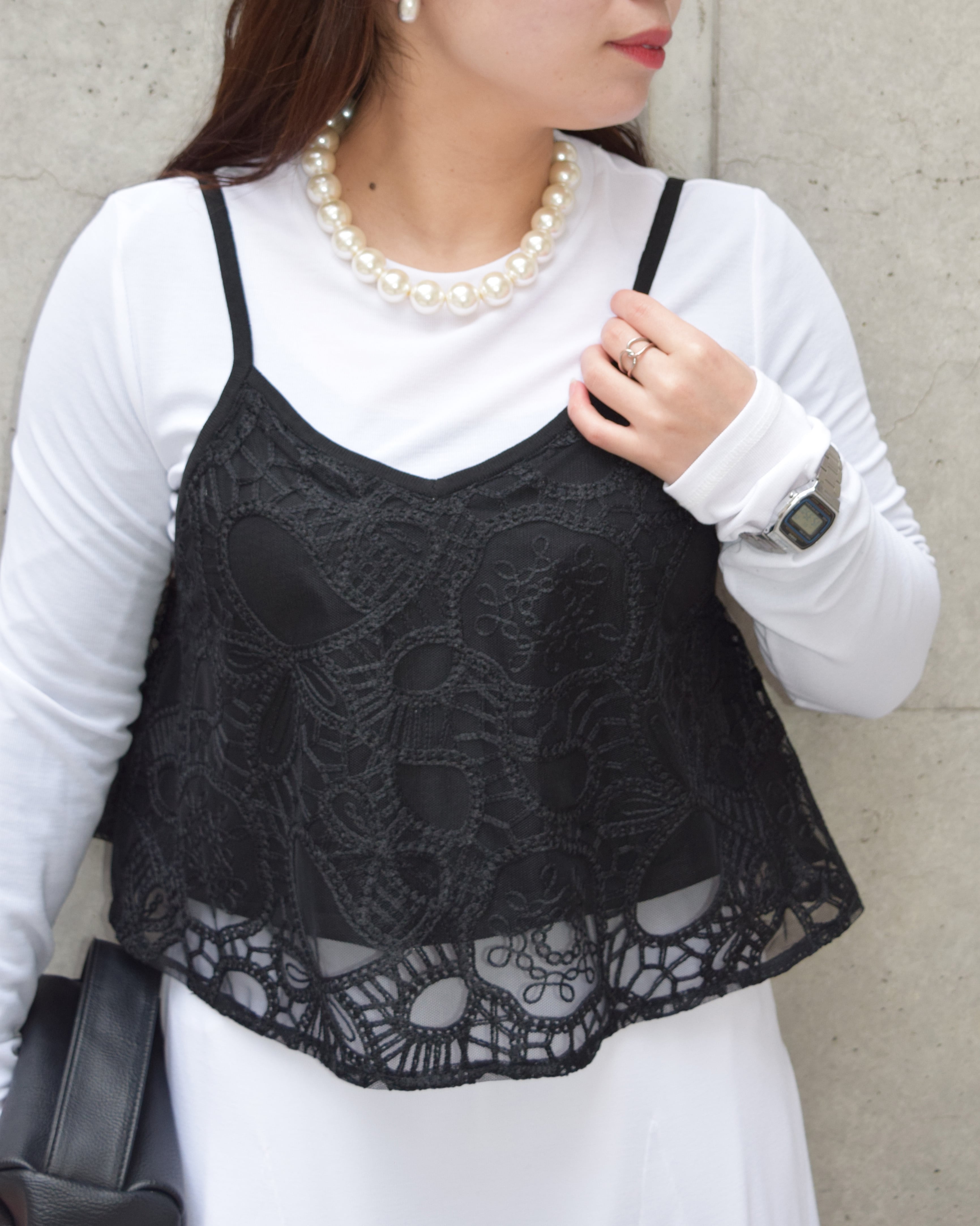 【美品】ROSIEE ビスチェレイヤード風ニット ブラウン フリーサイズ 美品】ROSIEE ビスチェレイヤード風ニット ブラウン フリーサイズ