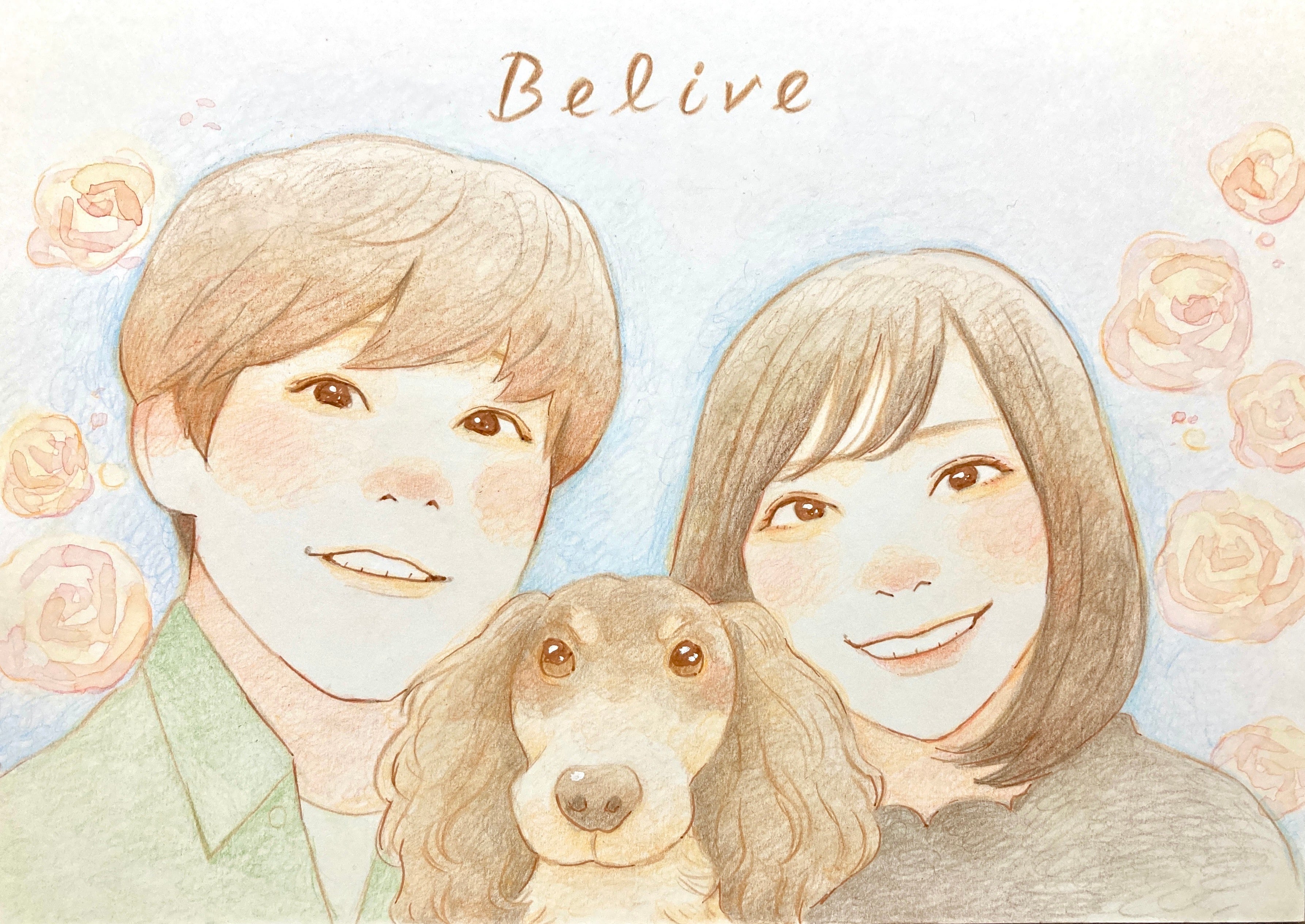 B5サイズ 似顔絵 | ApricotMee
