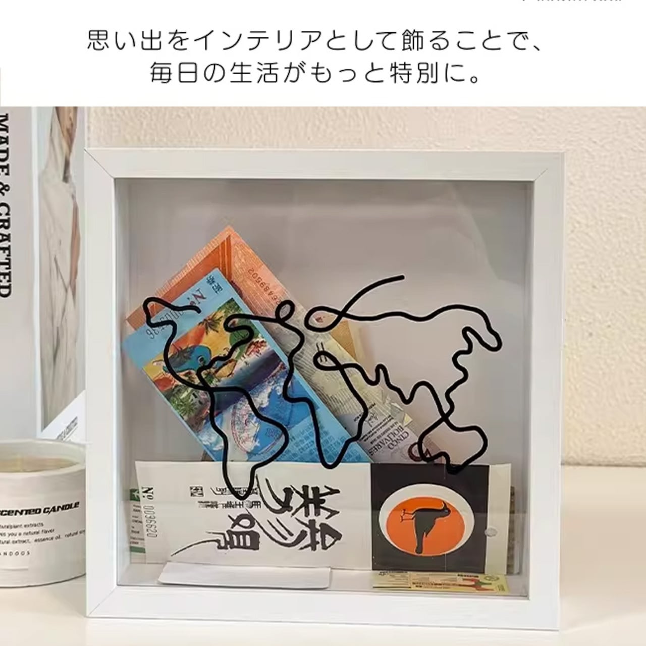 B212 .透明アーカイブボックス チケット収納 コイン保存 フォト