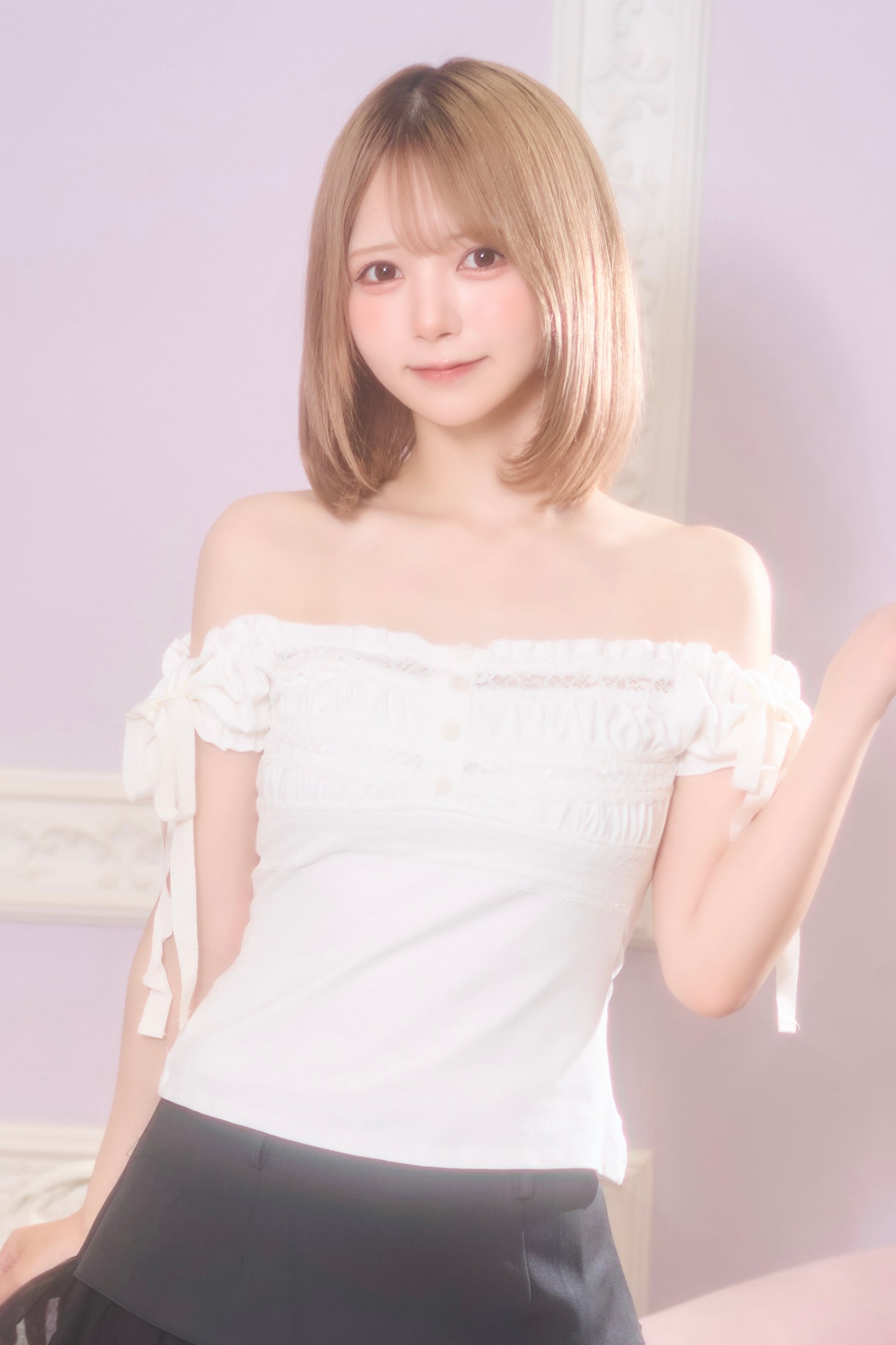 Princess lace off shoulder tops