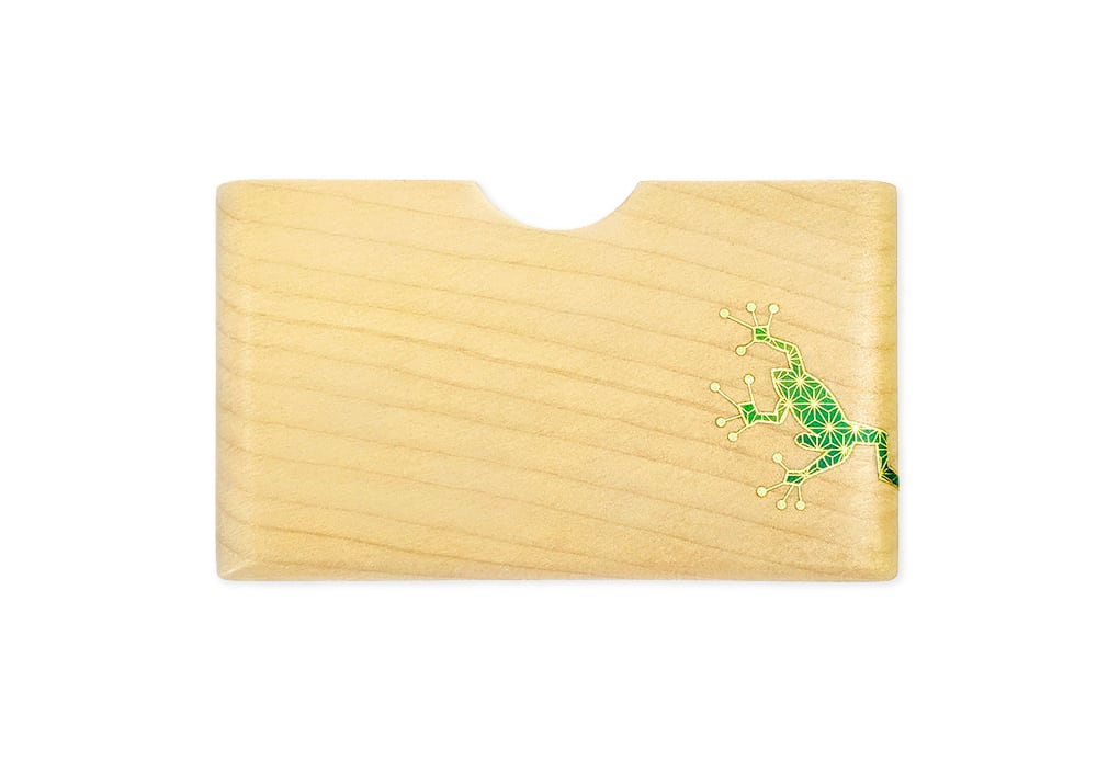 截金 名刺入れ kirikane 麻の葉蛙 截金 名刺入れ kirikane 麻の葉蛙 | caeru