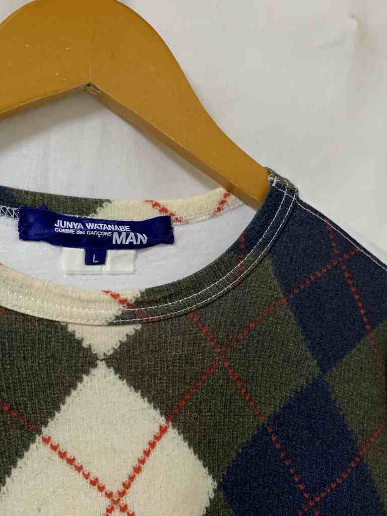 Switched Design Short Sleeve T-Shirt "COMME des GARÇONS JUNYA WAYANABE MAN"