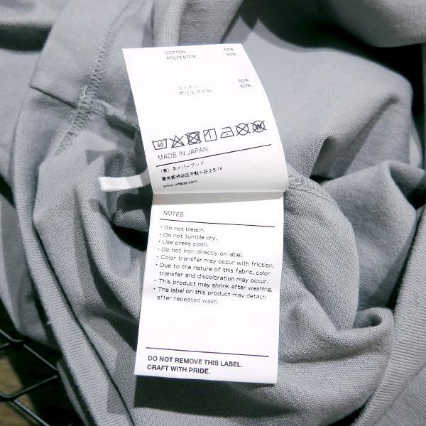 Wtaps Gray XL LS/Cotton 灰色 202atdt csm04