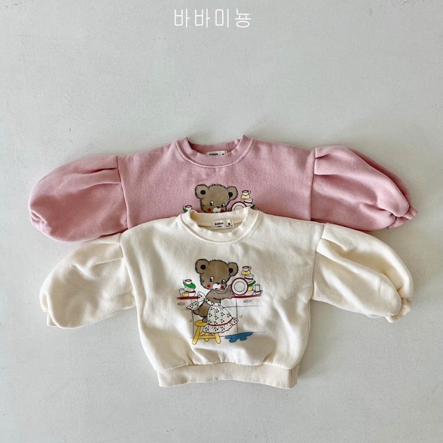 ラスト１点！【即納】kitchen bear sweatshirt / Babar mignon / 正規品