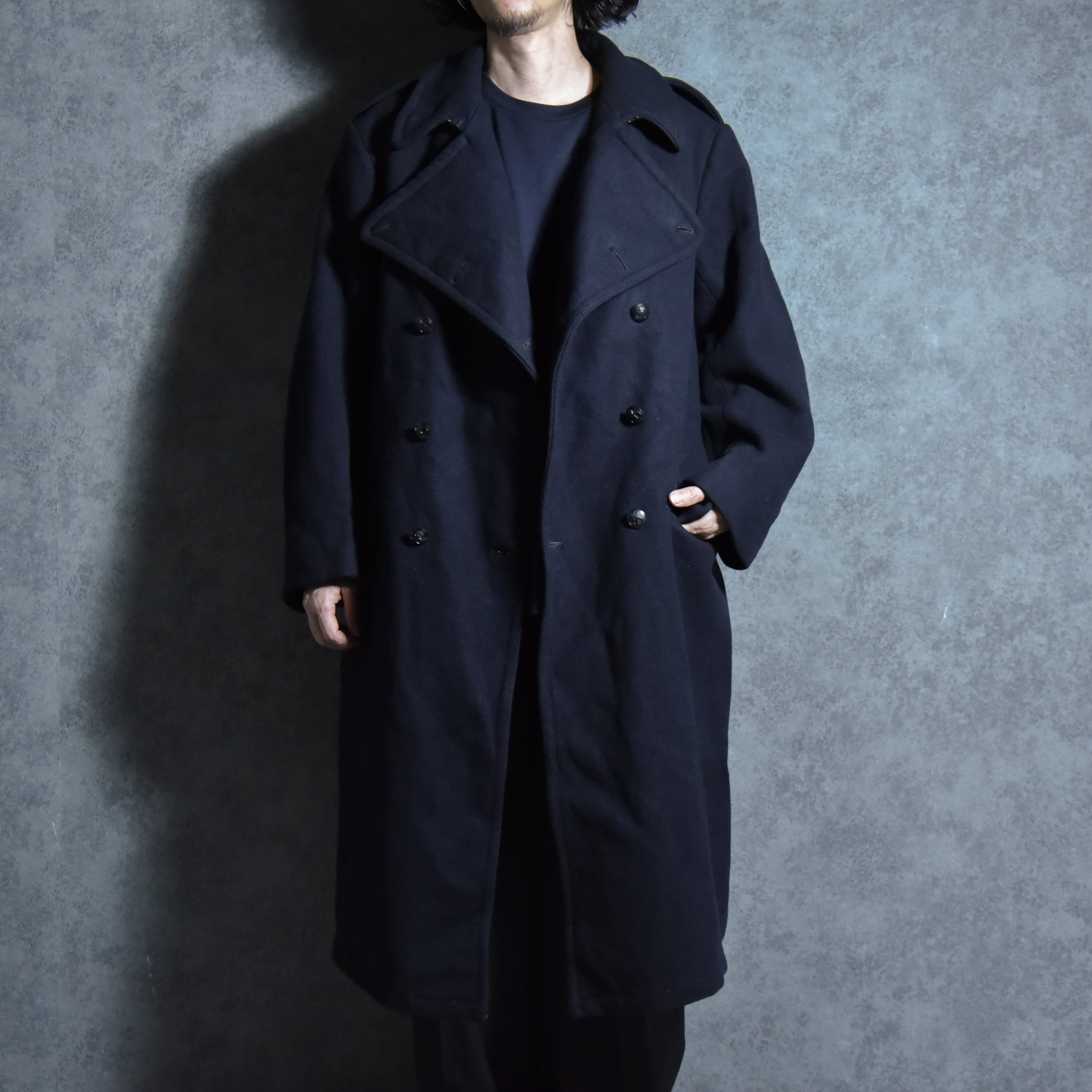 50s British Civil Defense Great Coat C.D.19 Broad Arrow シビル