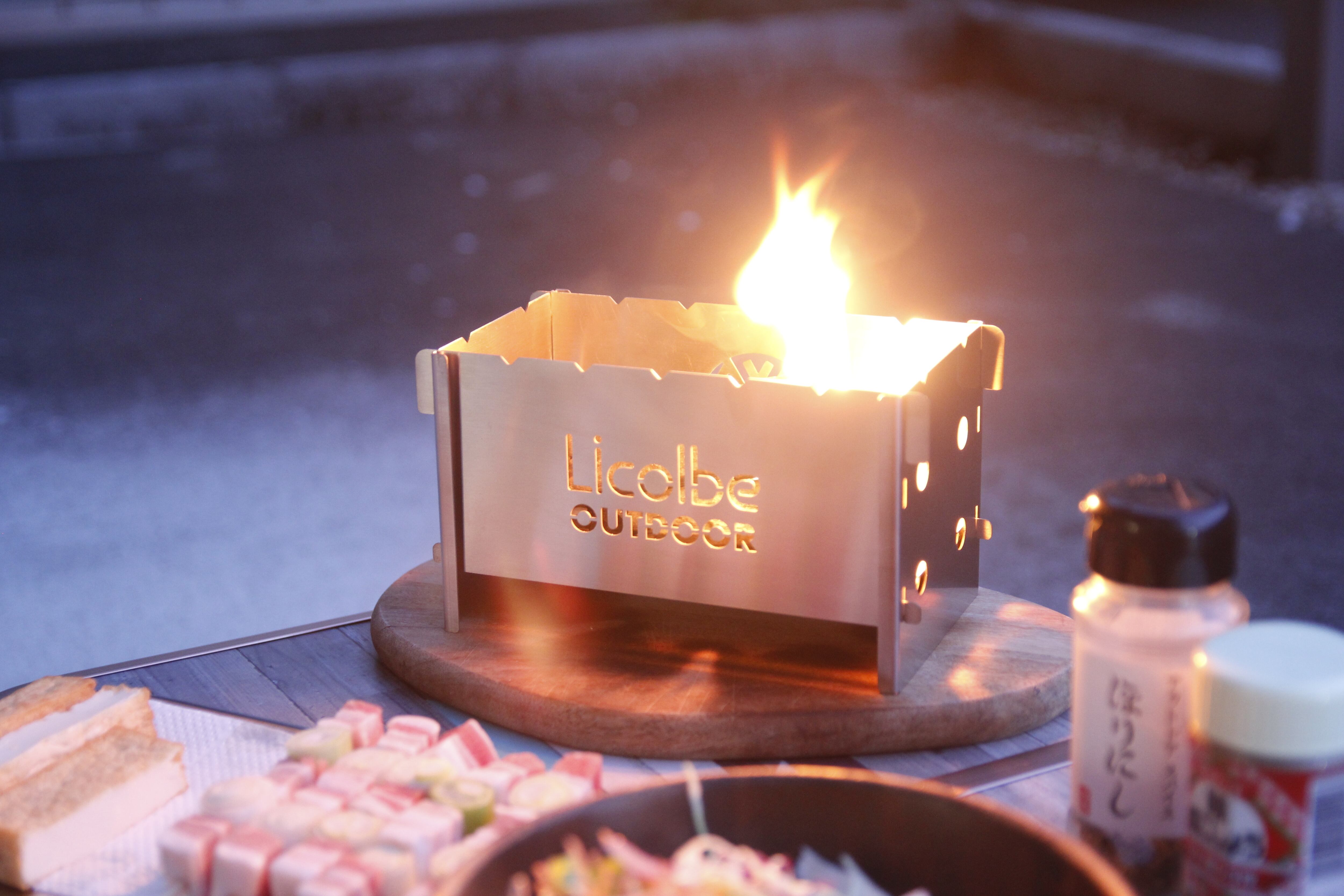 RectaGril mini 1人用調理焚火台 | Licolbe Outdoor