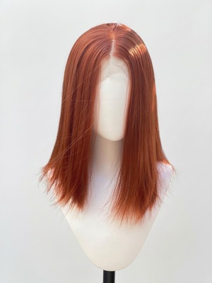 Premium - Terracotta Brown Short Wig【商品番号 2028】小型フロントレース