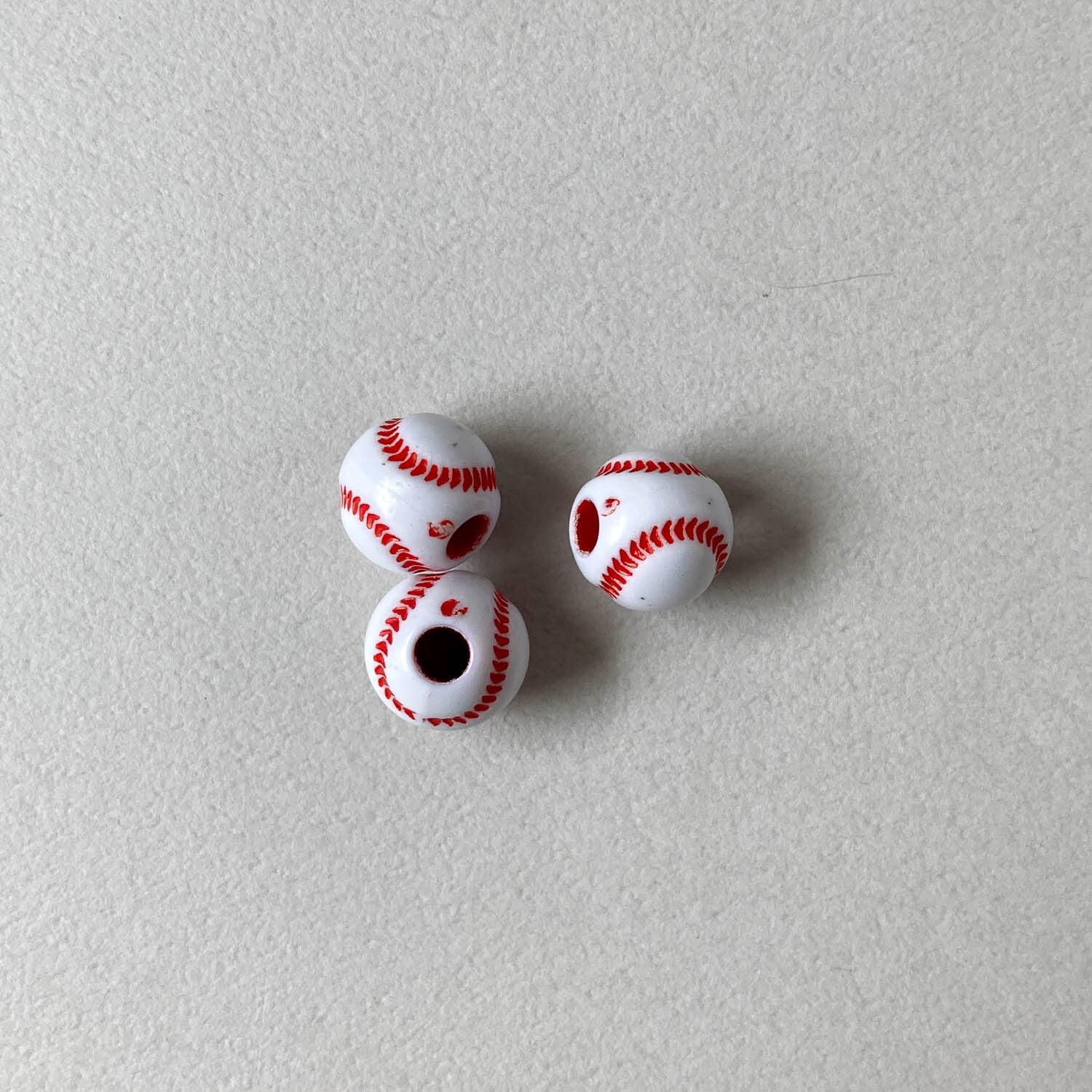 野球ボールビーズパック（6p） | Dua-アクセサリーパーツショップ