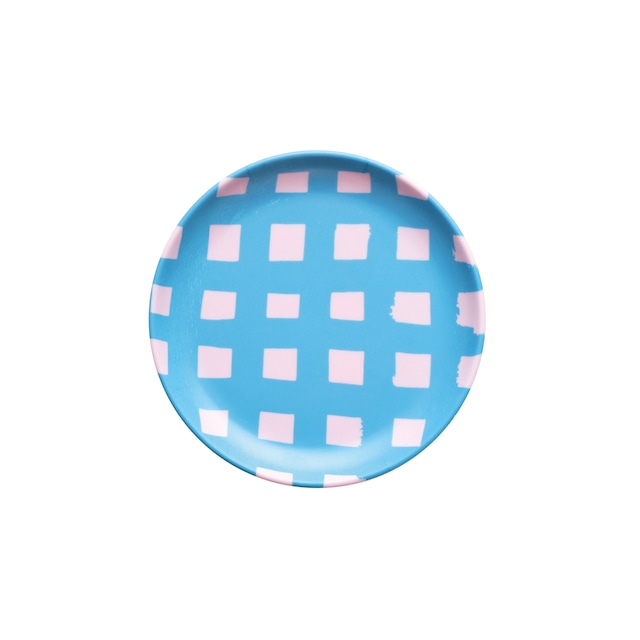 【Goma】 バンブープレート (S)「Bold check」