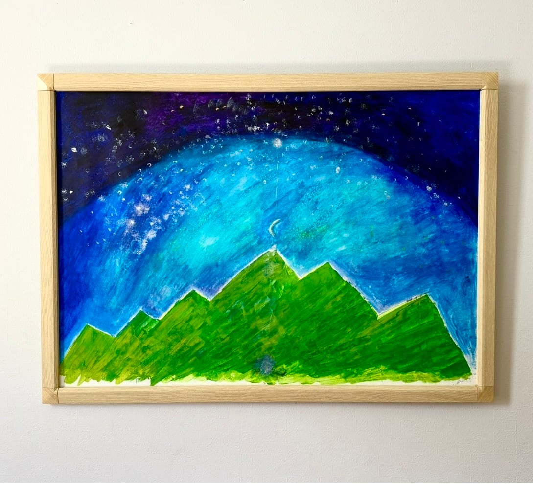 【原画】どう考えても ここだった 594×841mm