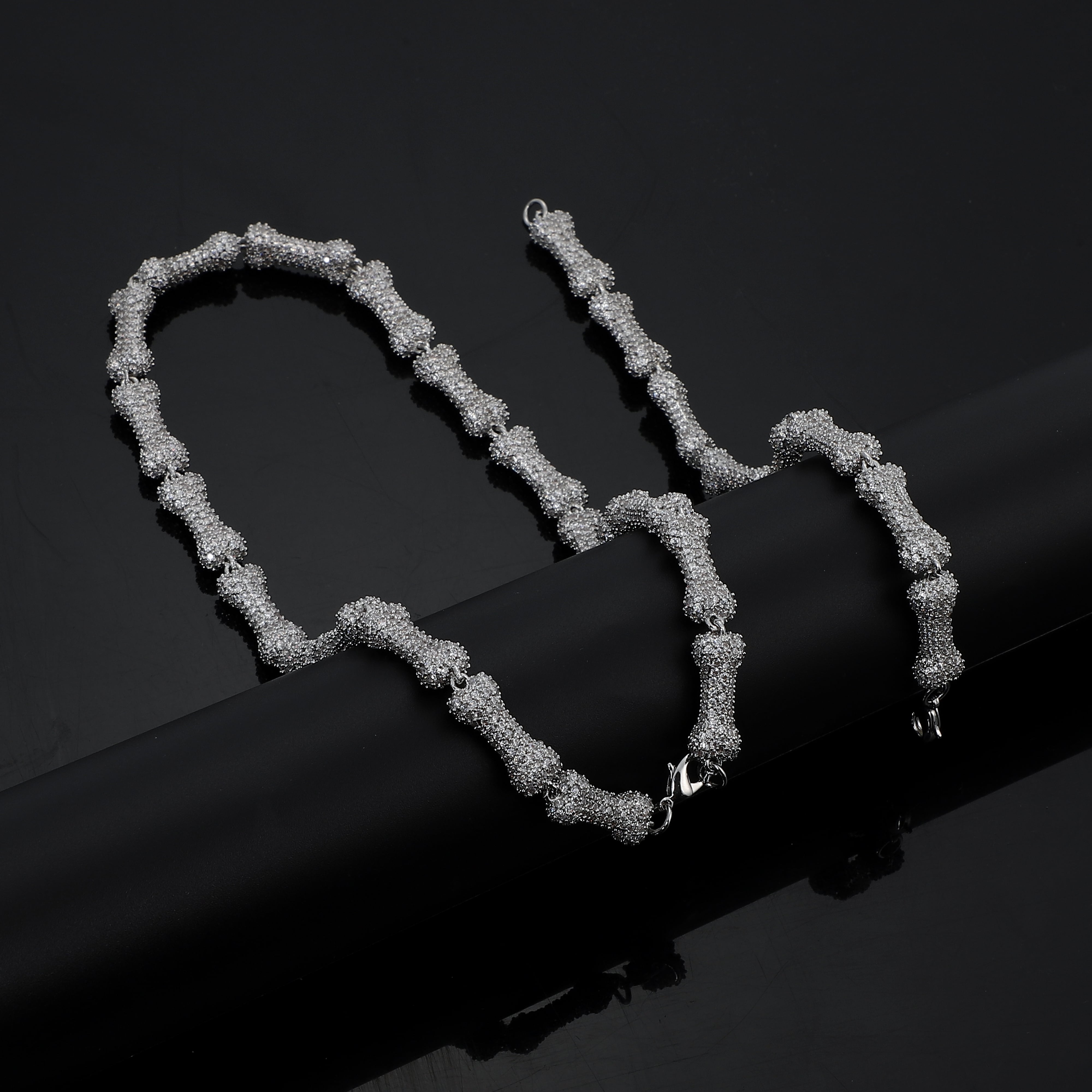 ole only bone chain necklace | $ole only