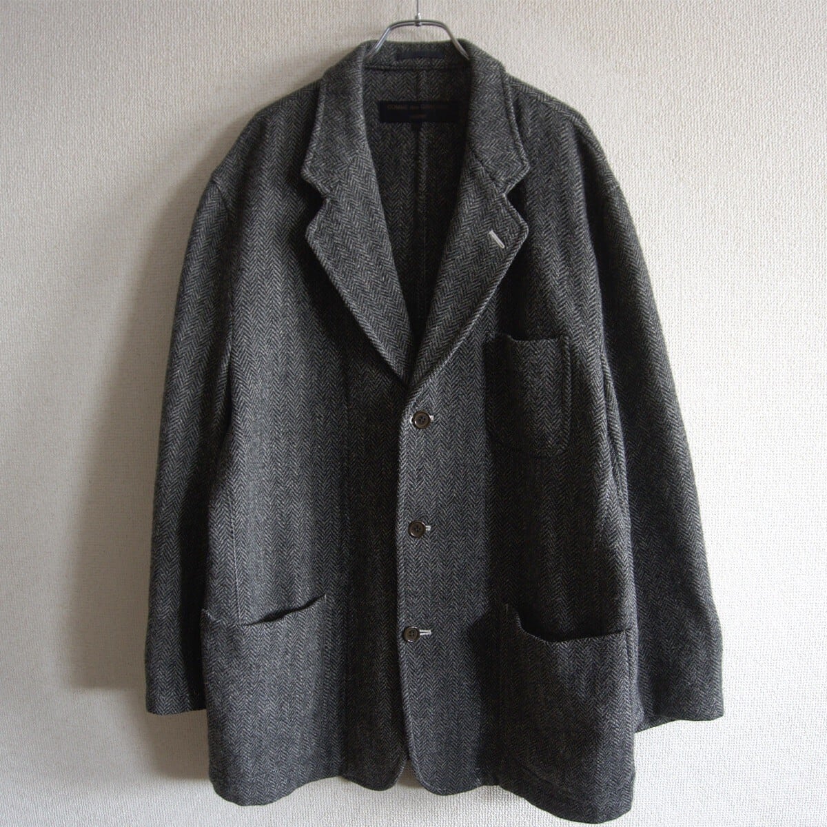 80s/デカオム】COMME des GARCONS HOMME 【80年代 切替 ニット