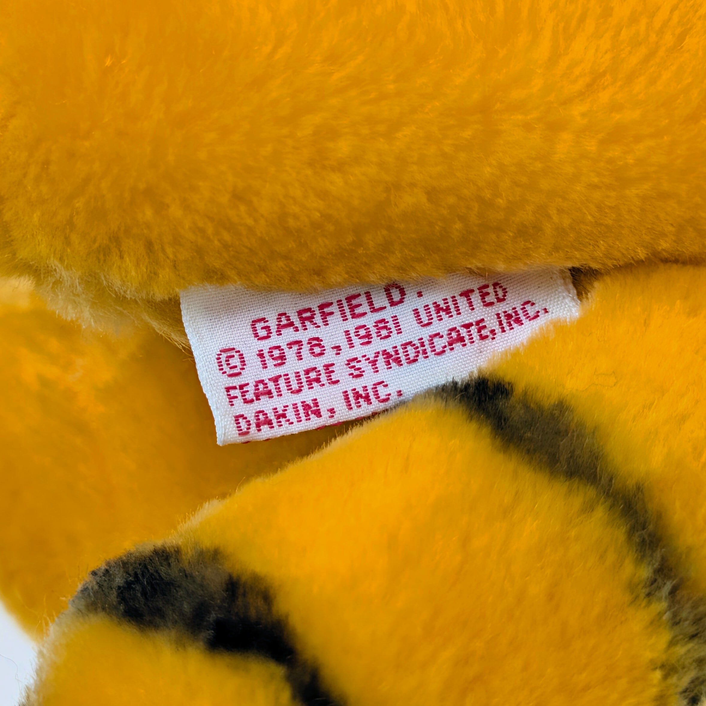 ☆ VINTAGE 1980年代初期 ☆【 Garfield ( ガーフィールド ) 】『 Fishing Garfield フィッシング ガーフィールド 』釣りガーフィールド / ぬいぐるみ / プラッシュ / plush / 1980年代年製 〚アメリカン雑貨 アメトイ〛