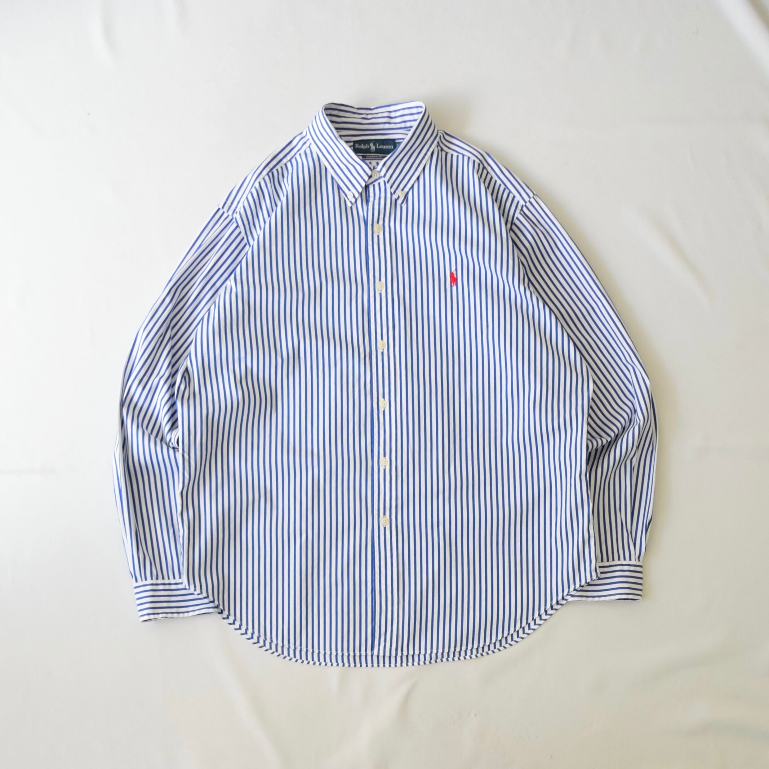 レディース 【レア美品】Ralph Lauren MARLOWE ストライプシャツ 切り替え