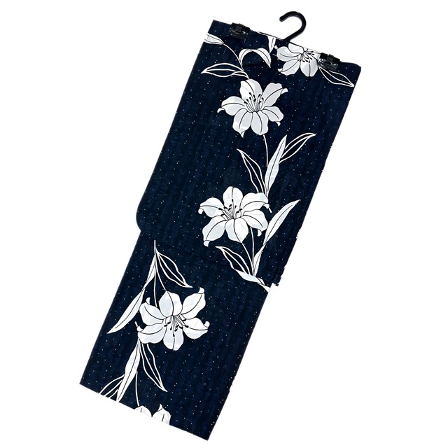 浴衣ジェンヌ 浴衣 単品 ゆかた レディース浴衣 紺地