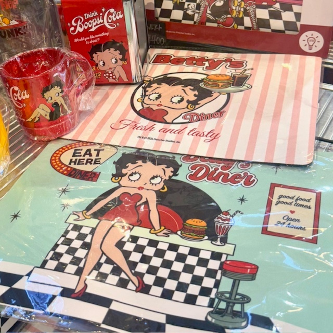 【BettyBoop】ダイナー マット Betty Boop DINER
