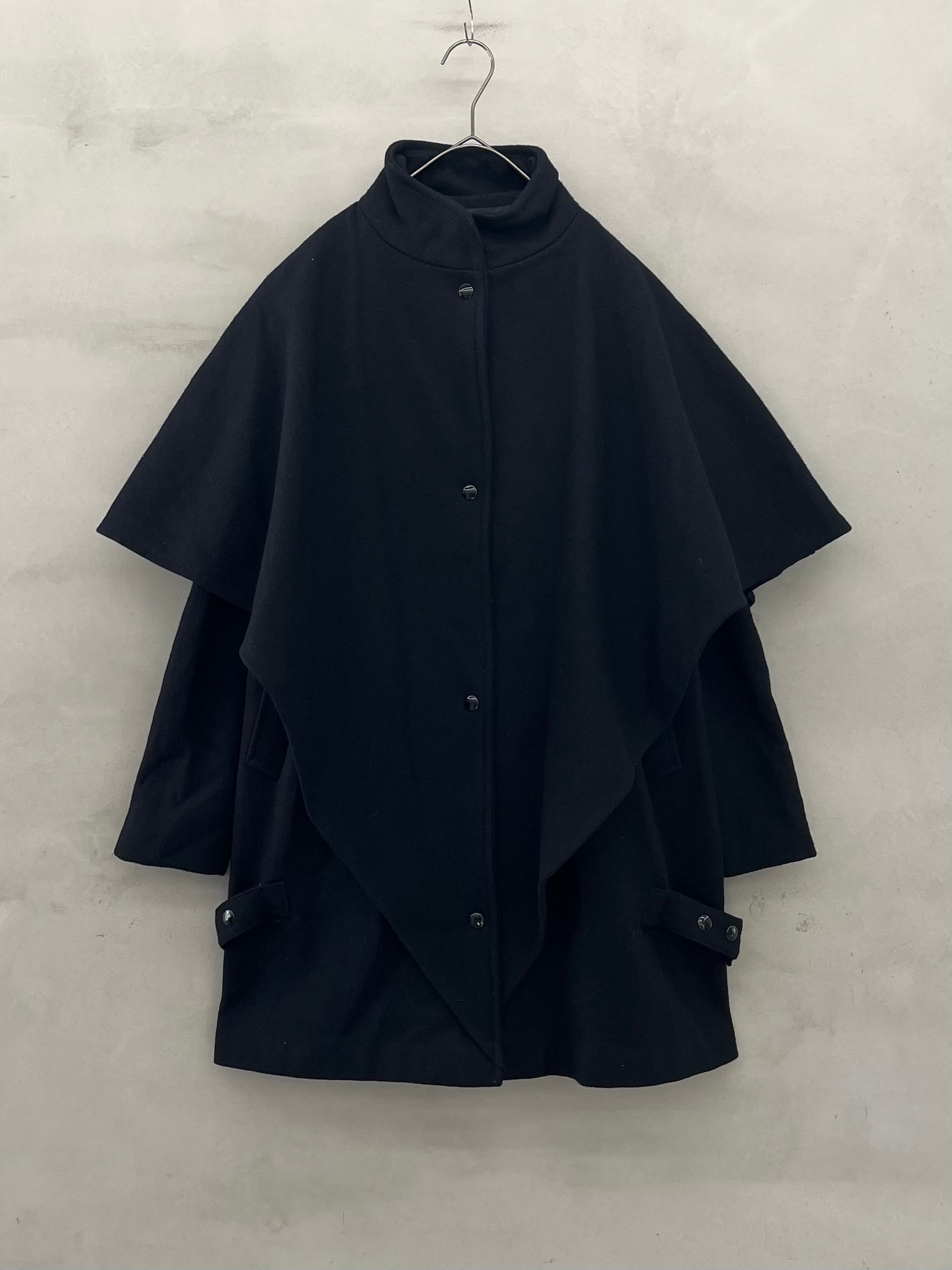 wool cape coat | CYAN VINTAGE&USED