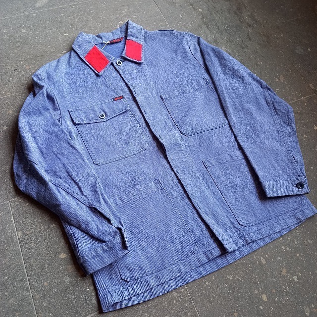 スイス製 デニムカバーオール used [101063]
