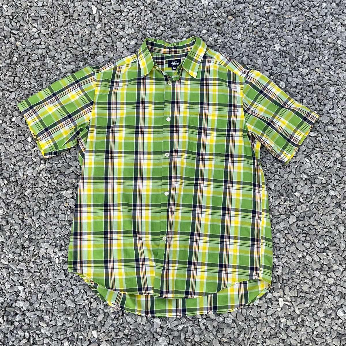 90s old stussy check shirt | gerbera clothing store