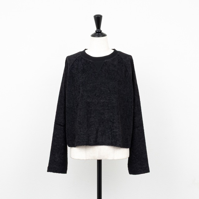 【Munich／ミューニック】ファーフリースラグランプルオーバー（ブラック）