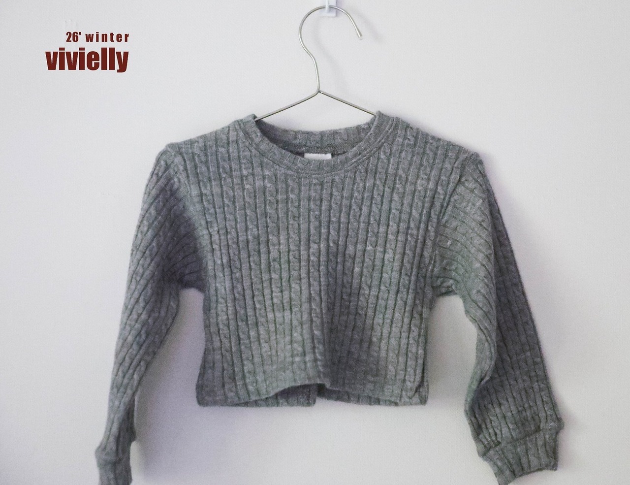 vivielly［取寄］vivi cable knit tee 26winter
